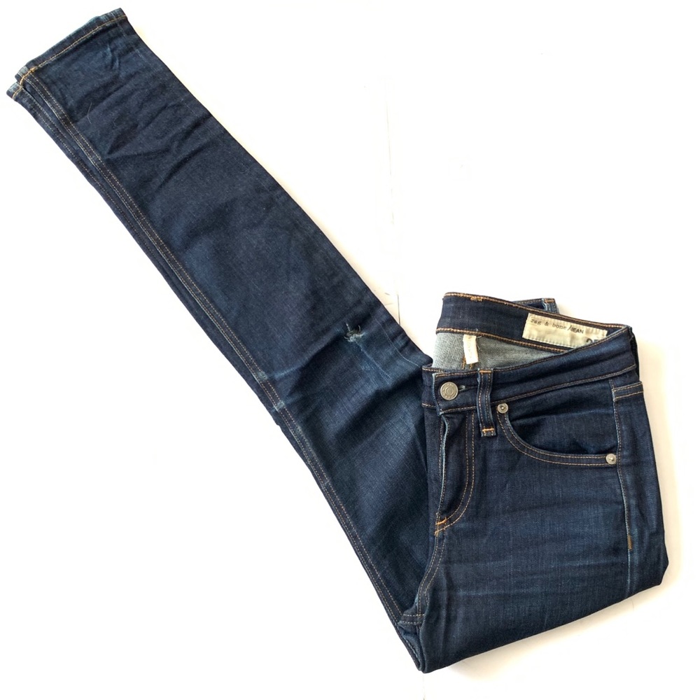Rag & Bone High Rise Skinny In Color Herit… - Picture 3 of 8